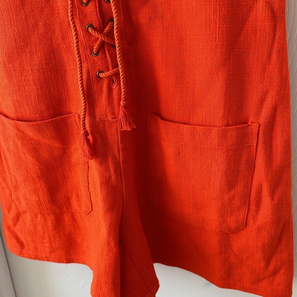 NWOT Billabong Groovy Orange romper - Picture 3 of 7